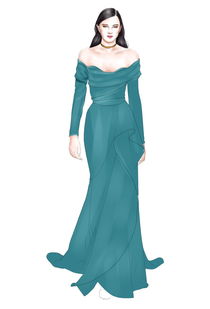 從Elie Saab 2018秋冬高定秀場(chǎng)汲取靈感 服裝畫(huà)與手稿應(yīng)用實(shí)戰(zhàn)教程